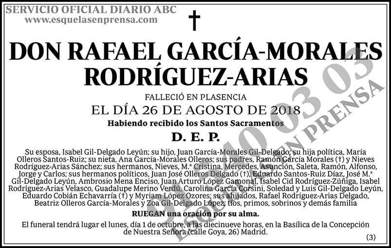 Rafael García-Morales Rodríguez-Arias